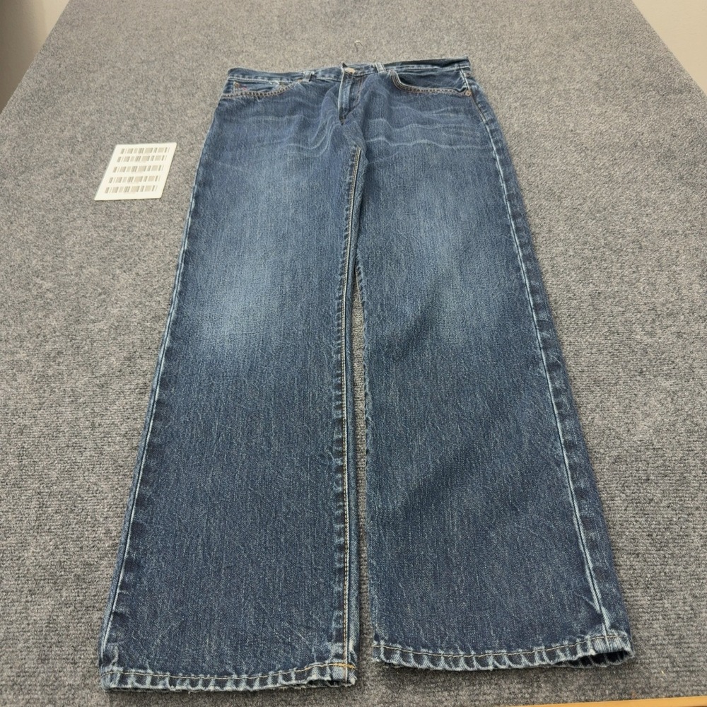 Polo Ralph Lauren Jeans Mens 33x32 Blue Cotton Straight Leg Classic Casual Style